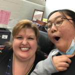 Selfie of the author and Danielle Murray