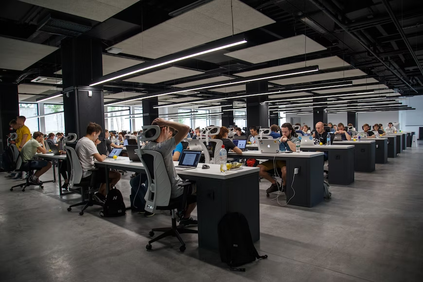 image of people working in the office